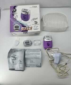 Emjoi eRase E60 double head hair removal epilator 60-Disc purple